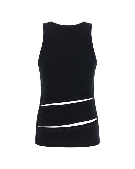 Coperni Black Spiral Tank Top