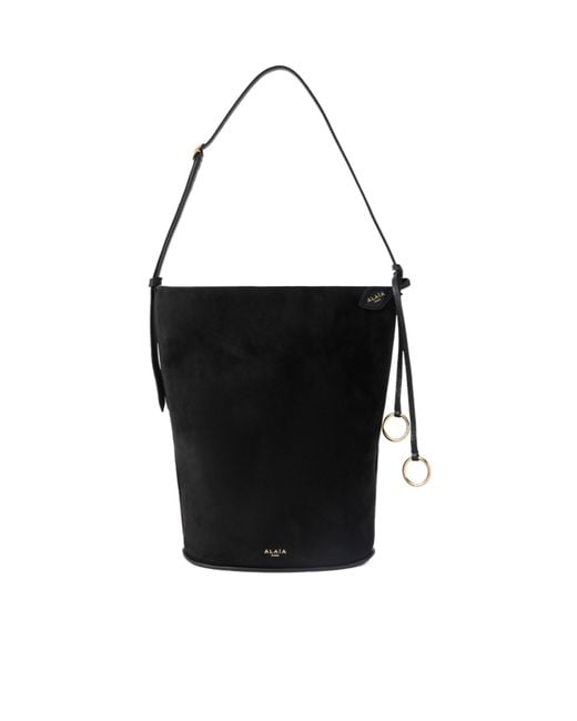 Alaïa Black Alaïa Top Handle Small Bucket Bag