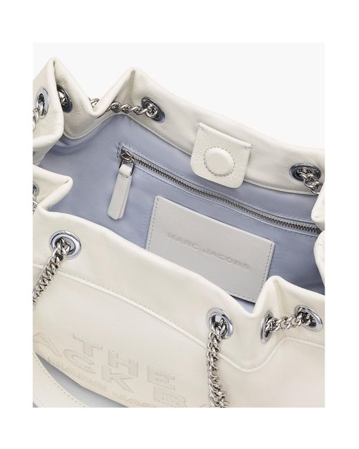 Marc Jacobs White The Small Chain Sack Bag