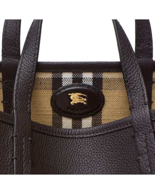 Burberry Black Mini Logo Tote Bag