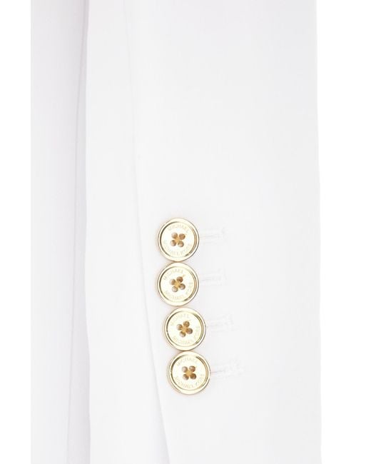 MICHAEL Michael Kors White Single-Breasted Jacket