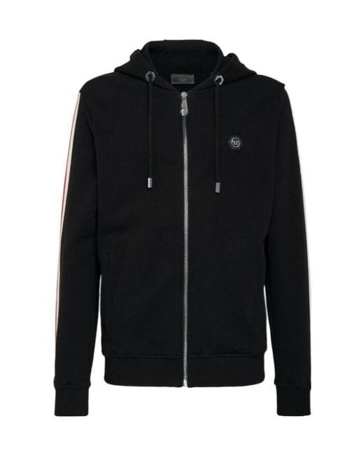 Philipp Plein Black Logo Casual Jacket for men
