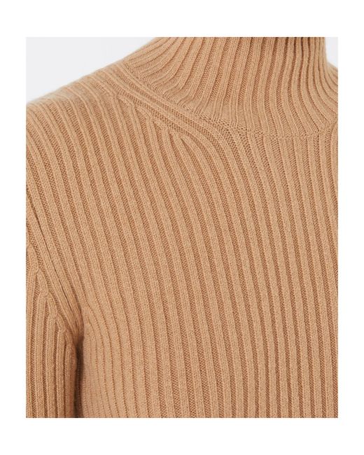 Max Mara Natural Aral High-Neck Jumper