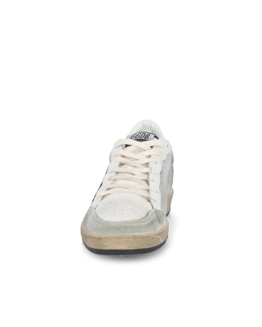 Golden Goose Deluxe Brand White Ball Star Low-Top Sneakers for men