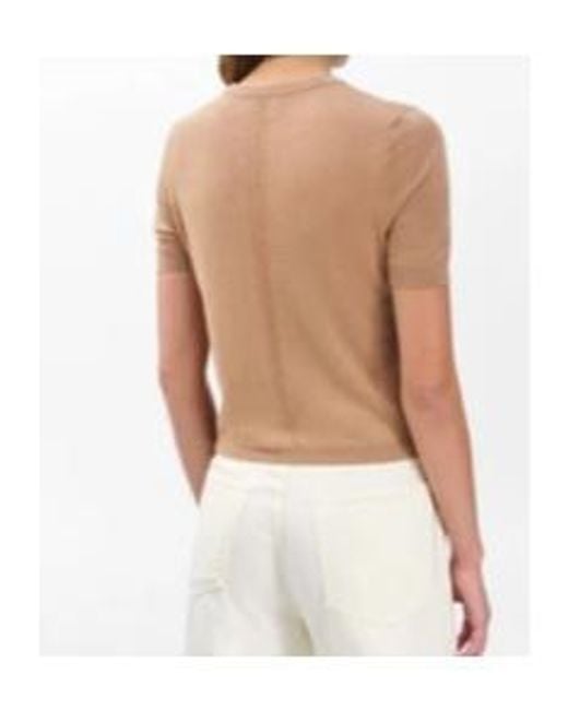 Rag & Bone Natural Adeline Lightweight Cashmere Tee