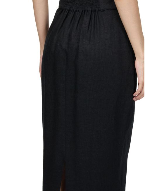 Posse Black Matilda Column Skirt