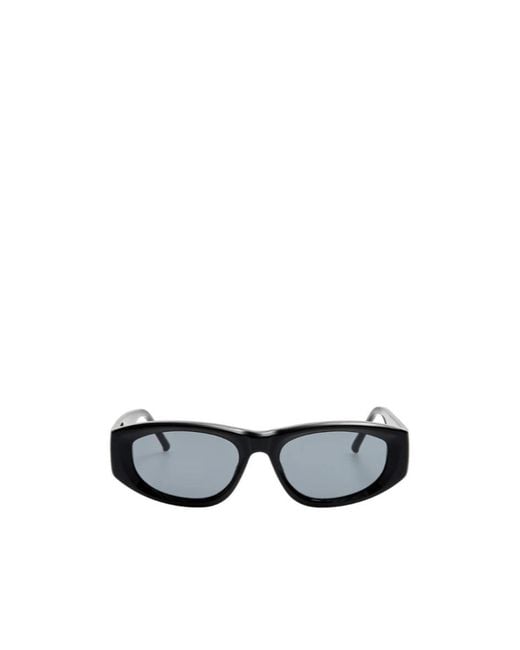Linda Farrow White D-Frame Sunglasses