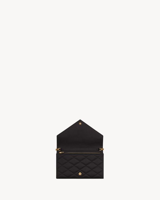 Saint Laurent White Paris Chain Shoulder Bag