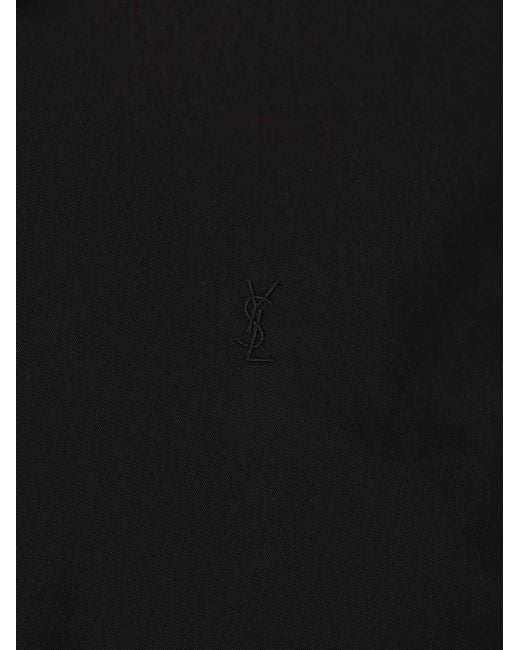 Saint Laurent Black Cassandre Short Jacket for men