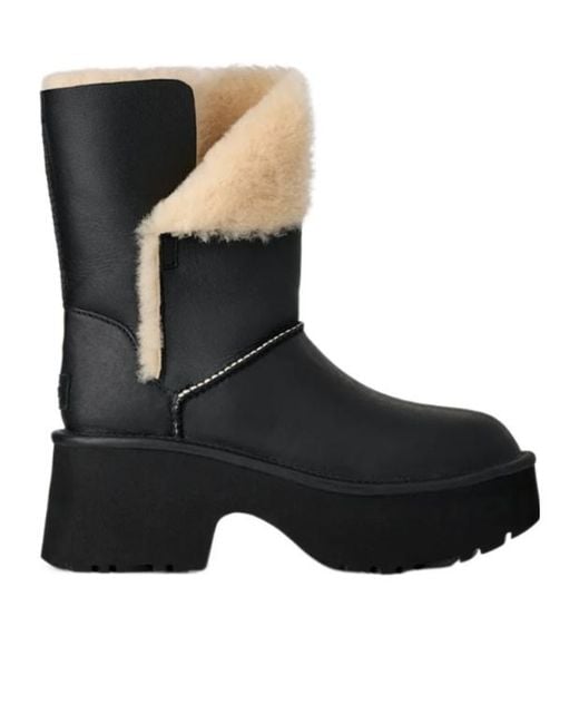 Ugg Black Esmee Leather Boot 1172590-Blk