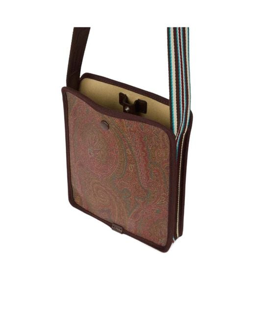 Etro White Essential Small Arnica Bag for men