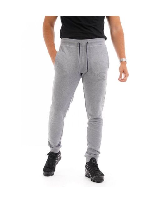 Paul & Shark Gray Strap-Up Sweatpants for men