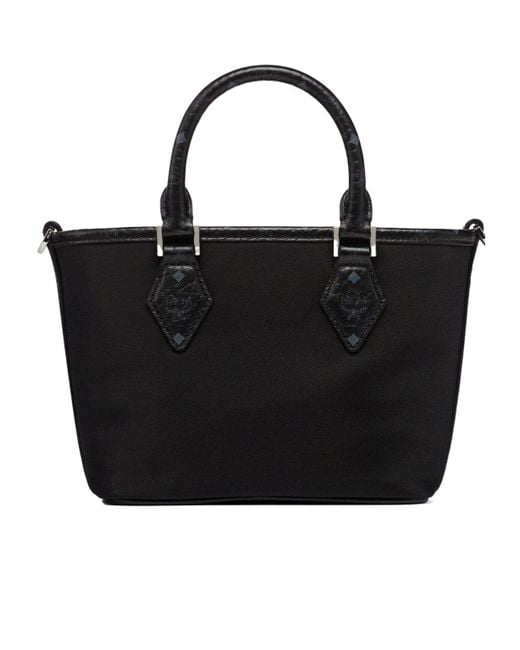 MCM Black Aren Tote Bag