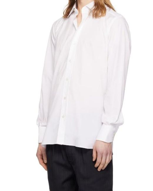Tom Ford White Logo Shirt for men