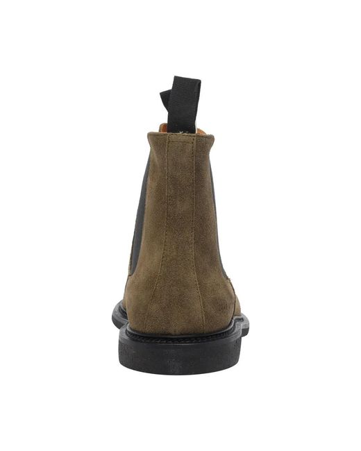 Common Projects Brown Round Toe Chelsea Boots for men