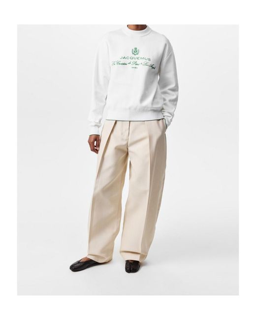Jacquemus Gray Long Sleeve Sweatshirt