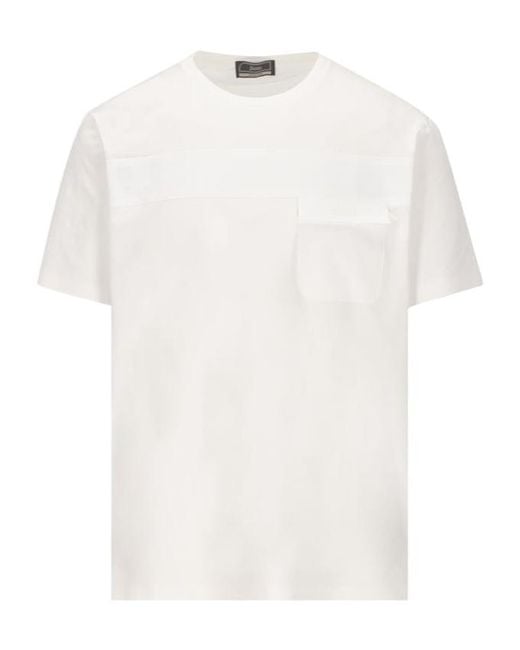 Herno White Pocket T-Shirt for men