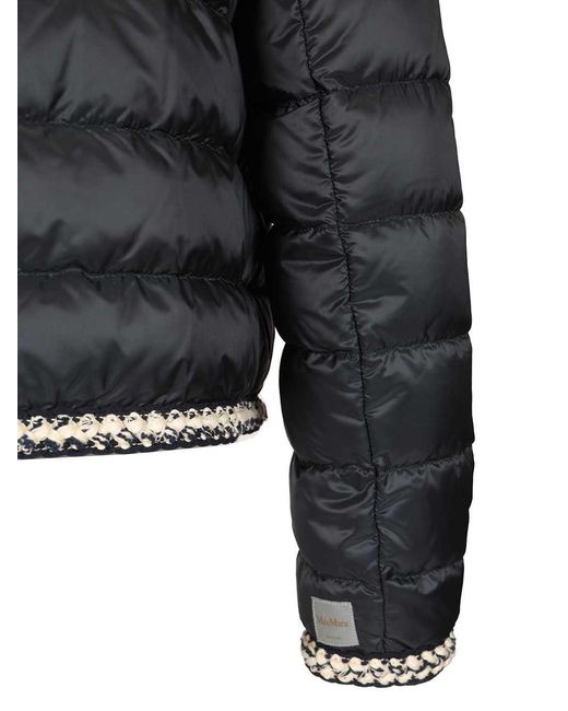 Max Mara Black "Chloe" Down Jacket