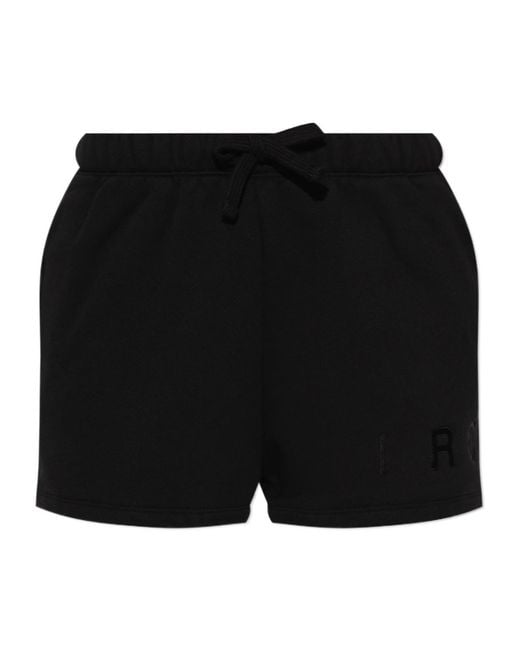 IRO Black Drawstring Shorts