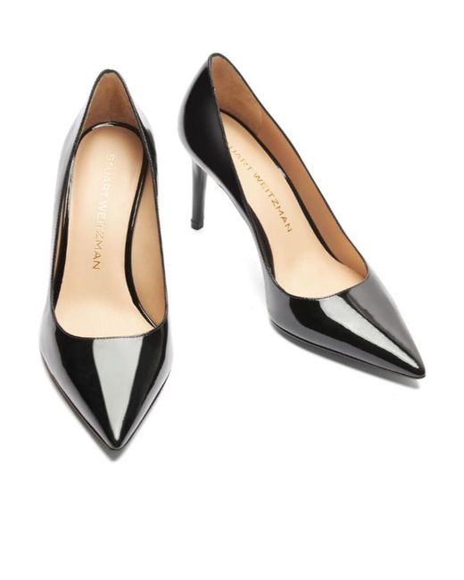 Stuart Weitzman Black Pointed High Heels