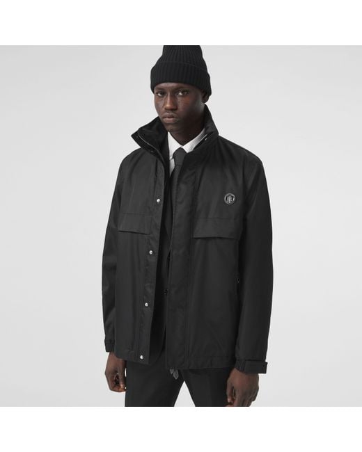 Burberry Black Monogram Motif Lightweight Jacket for men