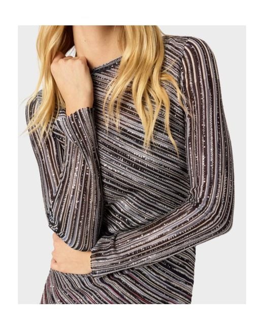 Missoni Gray Long-Sleeved Dress