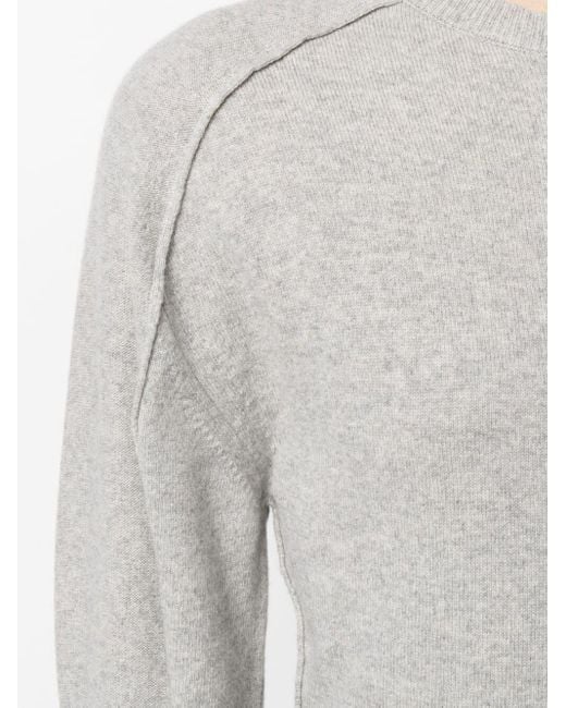 Stella McCartney Gray Drop Shoulder Knitted Dress