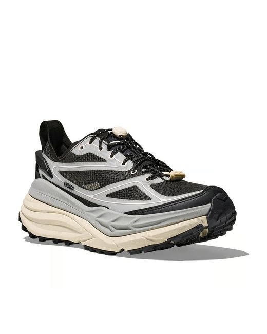 Hoka One One Black Lace-Up Sneakers for men