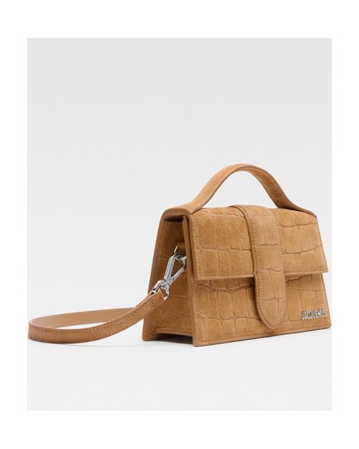 Jacquemus Brown Le Grand Bambino Top Handle Bag
