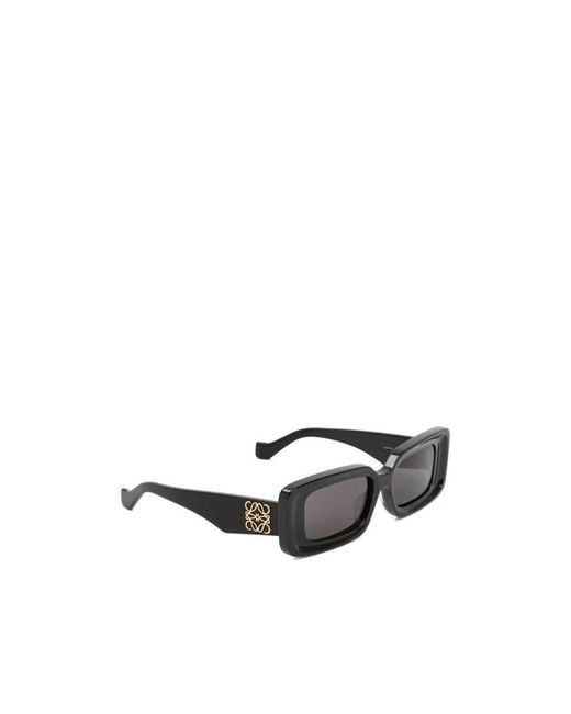 Loewe White Rectangular Sunglasses