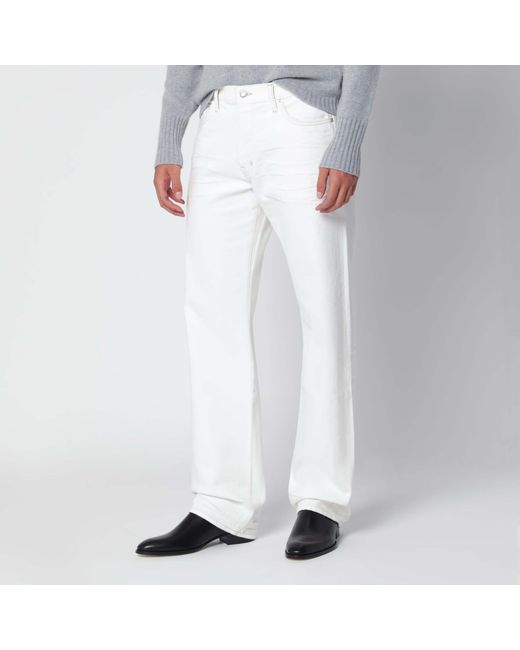 Tom Ford White Five-Pocket Jeans for men