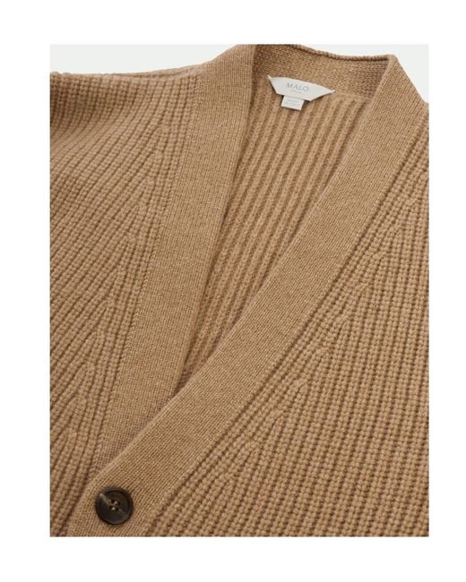 Malo Brown Cardigan for men