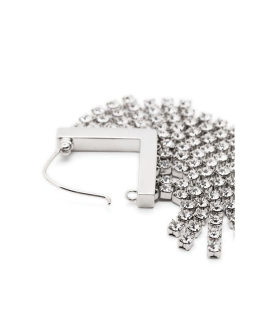 Isabel Marant White Melting Earrings