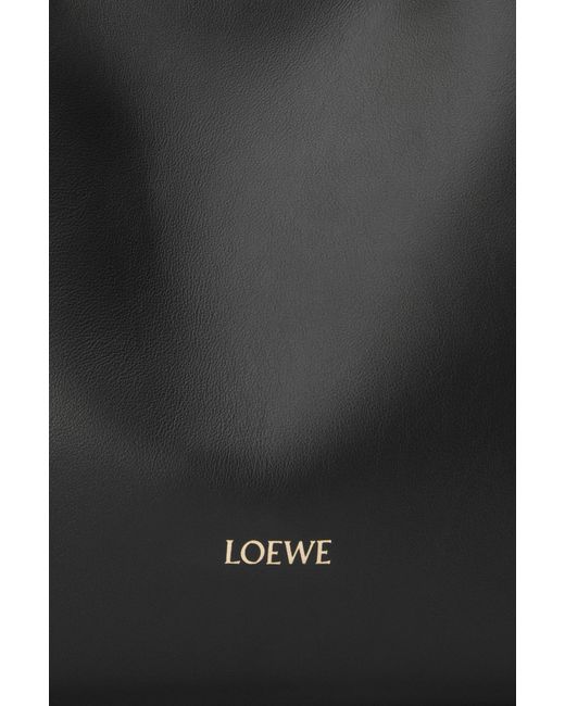 Loewe Black Xl Flamenco Clutch Bag