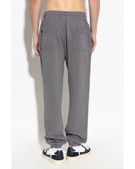 Eleventy Gray Drawstring Relaxed Joggers for men