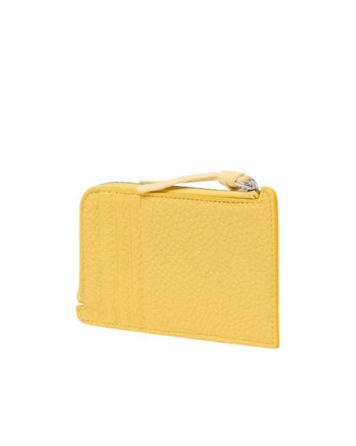 Fendi Yellow Peekaboo Card Case