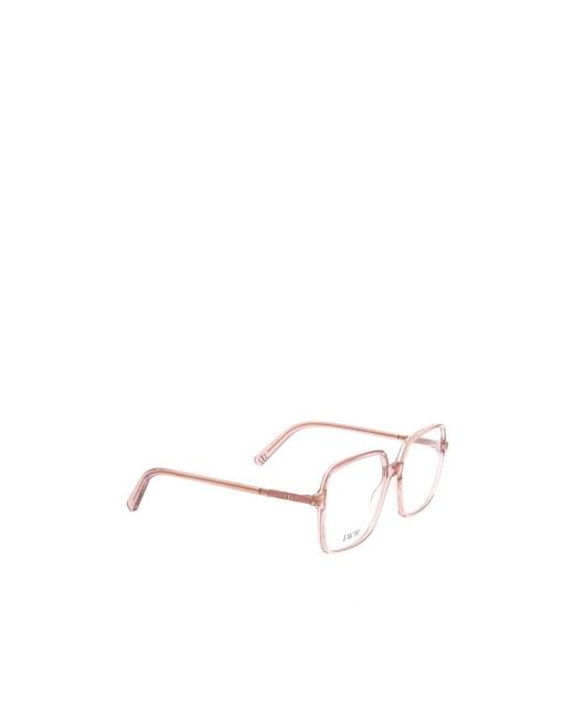 Dior Natural Eyewear Square Frame Glasses