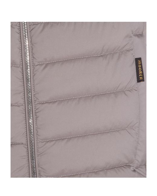 Moorer Gray Calaf-S3 Down Vest for men