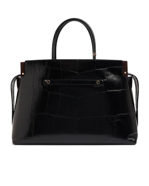 Tory Burch Black Mercer Tote Bag