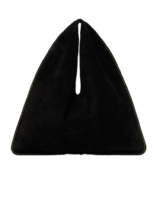 The Row Black Small Bindle Tote