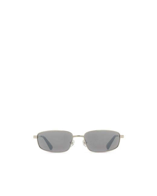 Jacquemus White Rectangle Frame Sunglasses