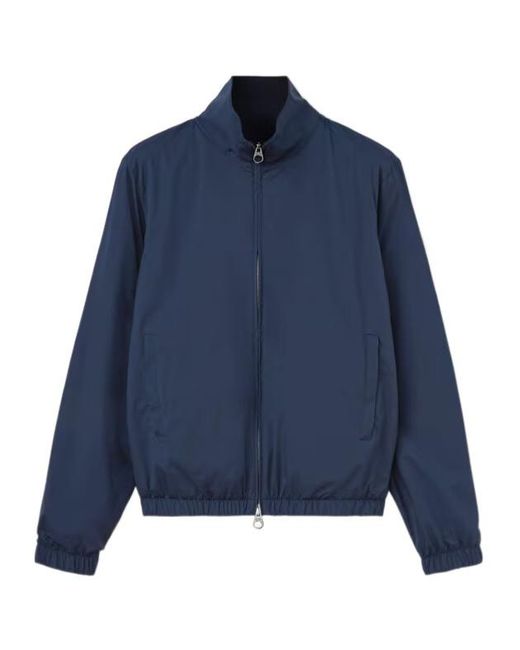 Loro Piana Blue Bomber Jacket for men
