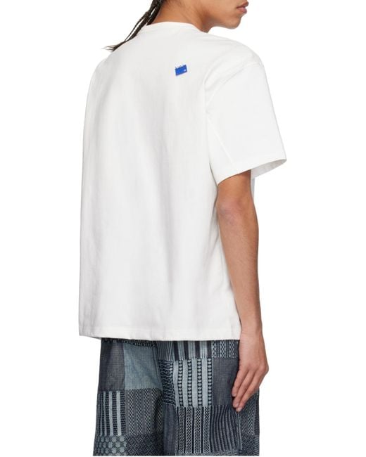Adererror White Trs Tag T-Shirt 06 for men
