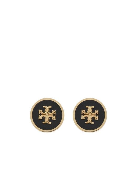 Tory Burch Multicolor Kira Circle-Studded Earrings