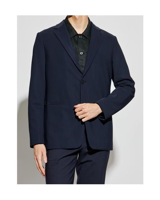 Theory Blue Precision Ponte Clinton Blazer for men