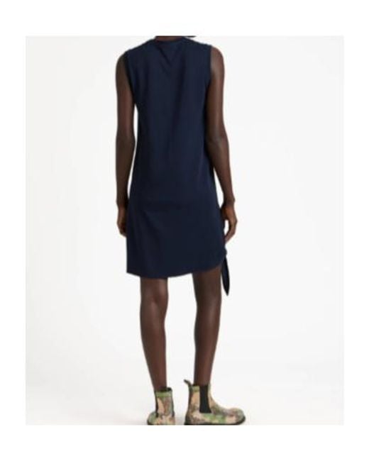 J.W. Anderson Blue Jw Anderson Knotted Hem Sleeveless Dress