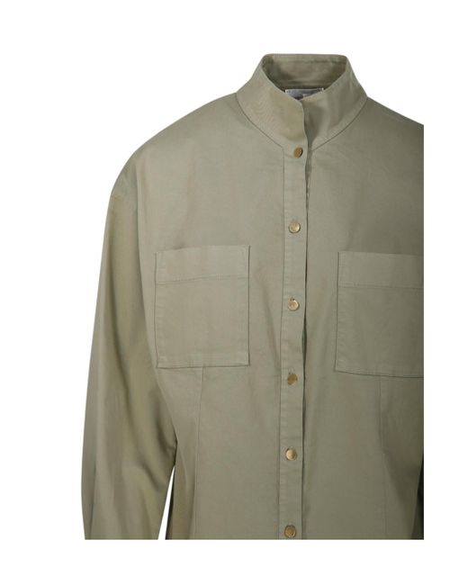Forte_forte Green Button-Down Shirt