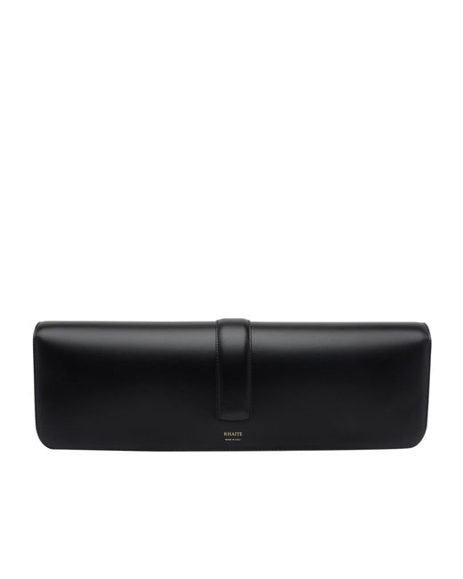 Khaite Black Blake Long Clutch