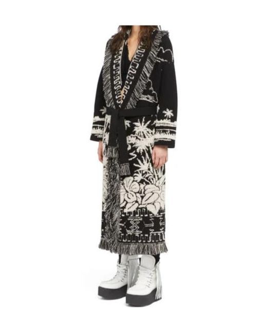 Alanui Black Palm Grove Tales Coat
