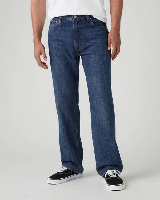 Levi's Blue 555 Relaxed Straight Trousers